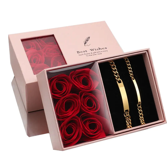 Blooms of Love: Elegant Rose Gift Box